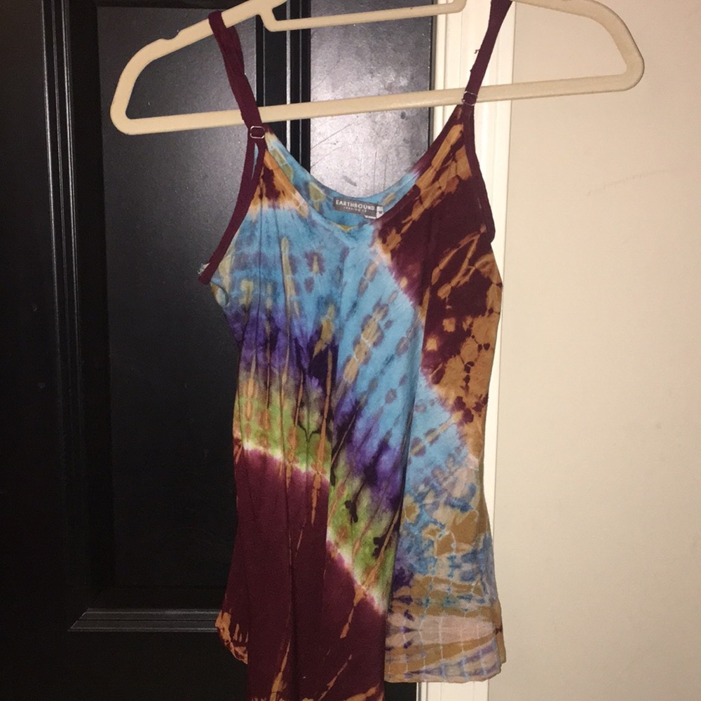 Tie dye tank from earth bound